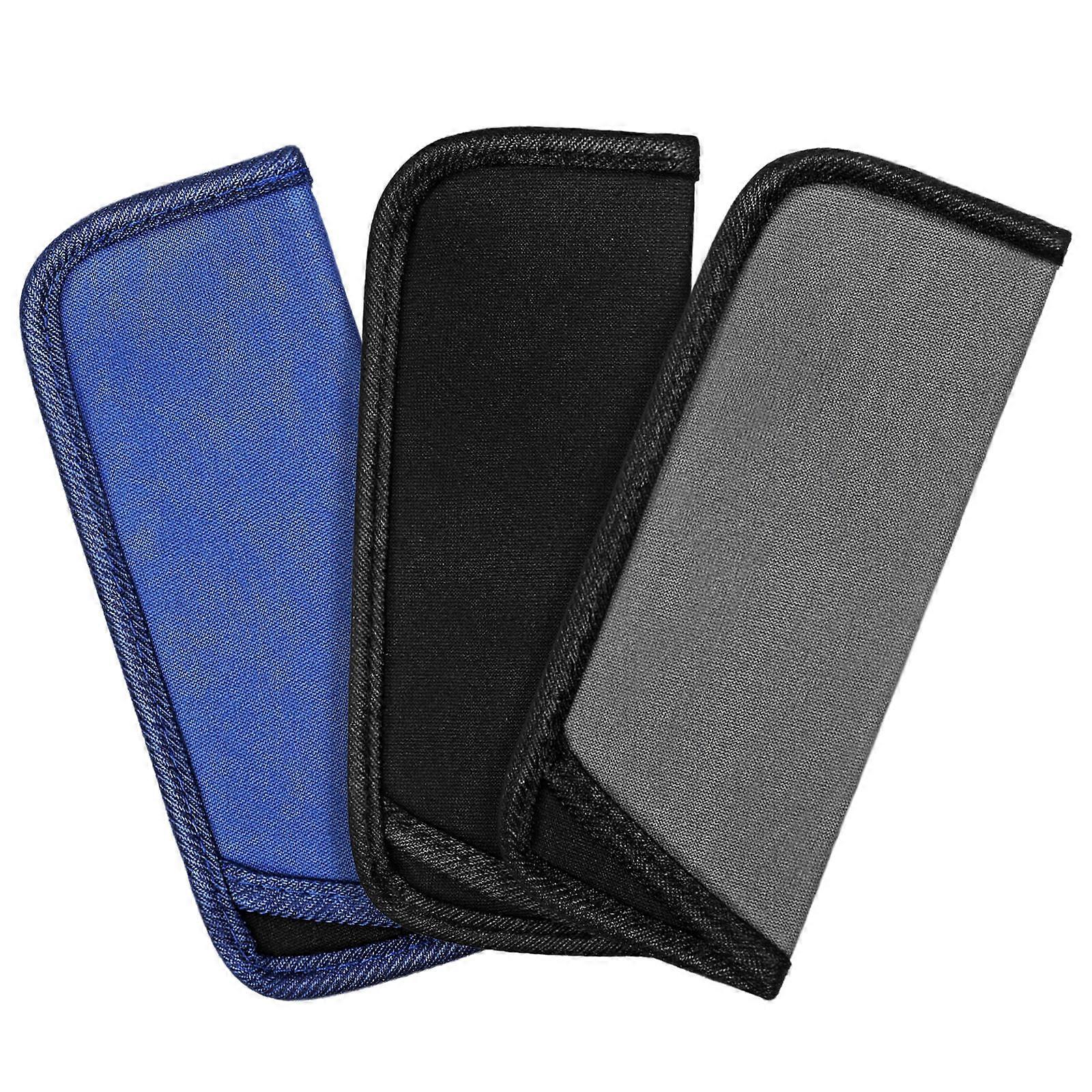 Eyeglass Bag Soft Eyeglasses Holder for Storage Use 3Pcs Multi Color