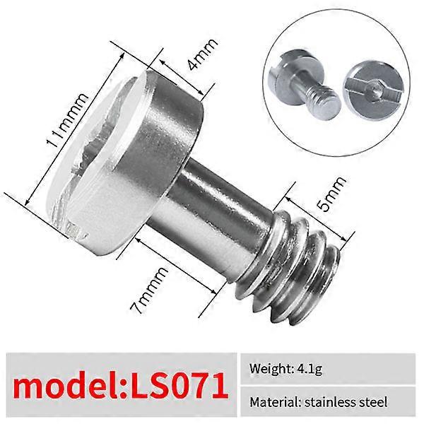 1/4 inch Camera Screw Pan Tilt Quick Release Plate Quick Release A6