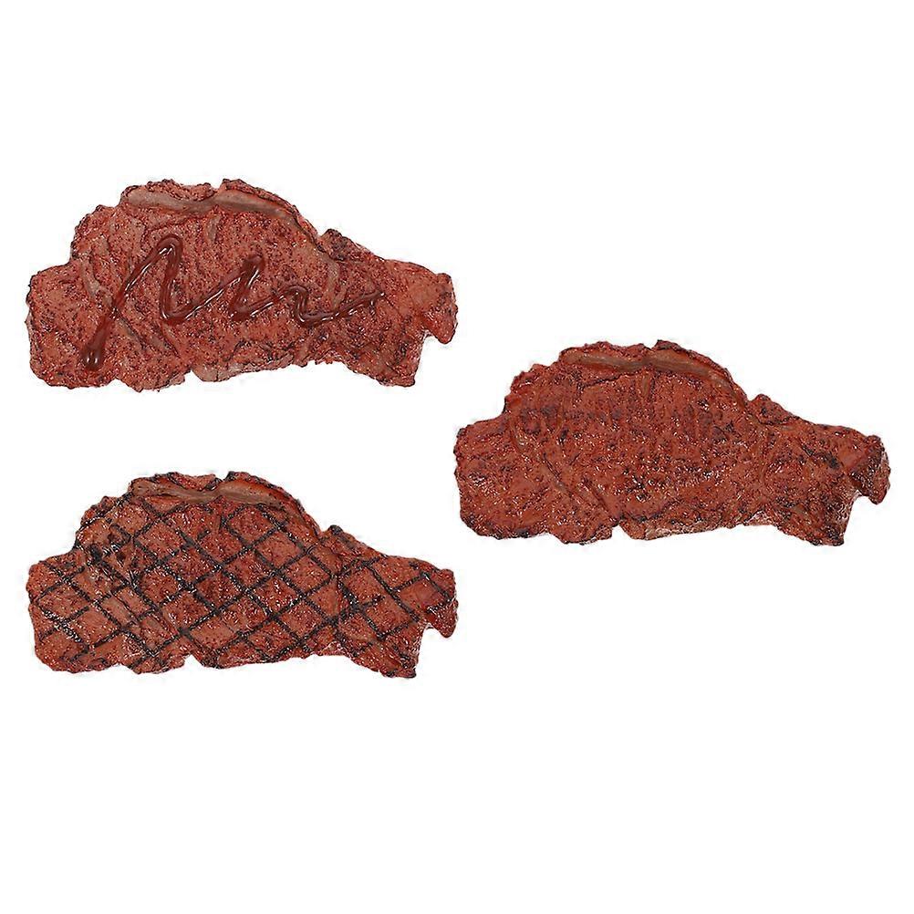 Realistic Food Simulated Steak Model for Home Use 12Pcs Set