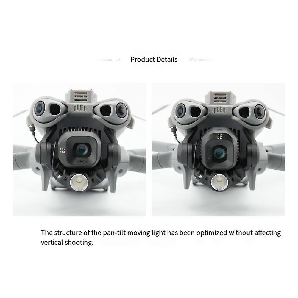 For DJI Mini 5 Pro Gimbal Tracking Multi-Function Night Navigation Light Upgraded LED Flash Light Signal Lamp