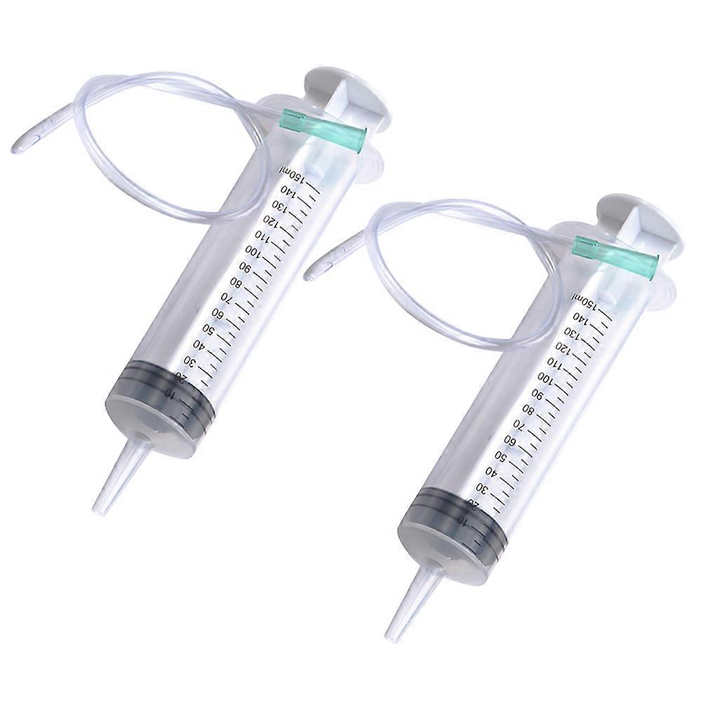 Transparent Syringe for Cleaning 2Sets Bulk Pack