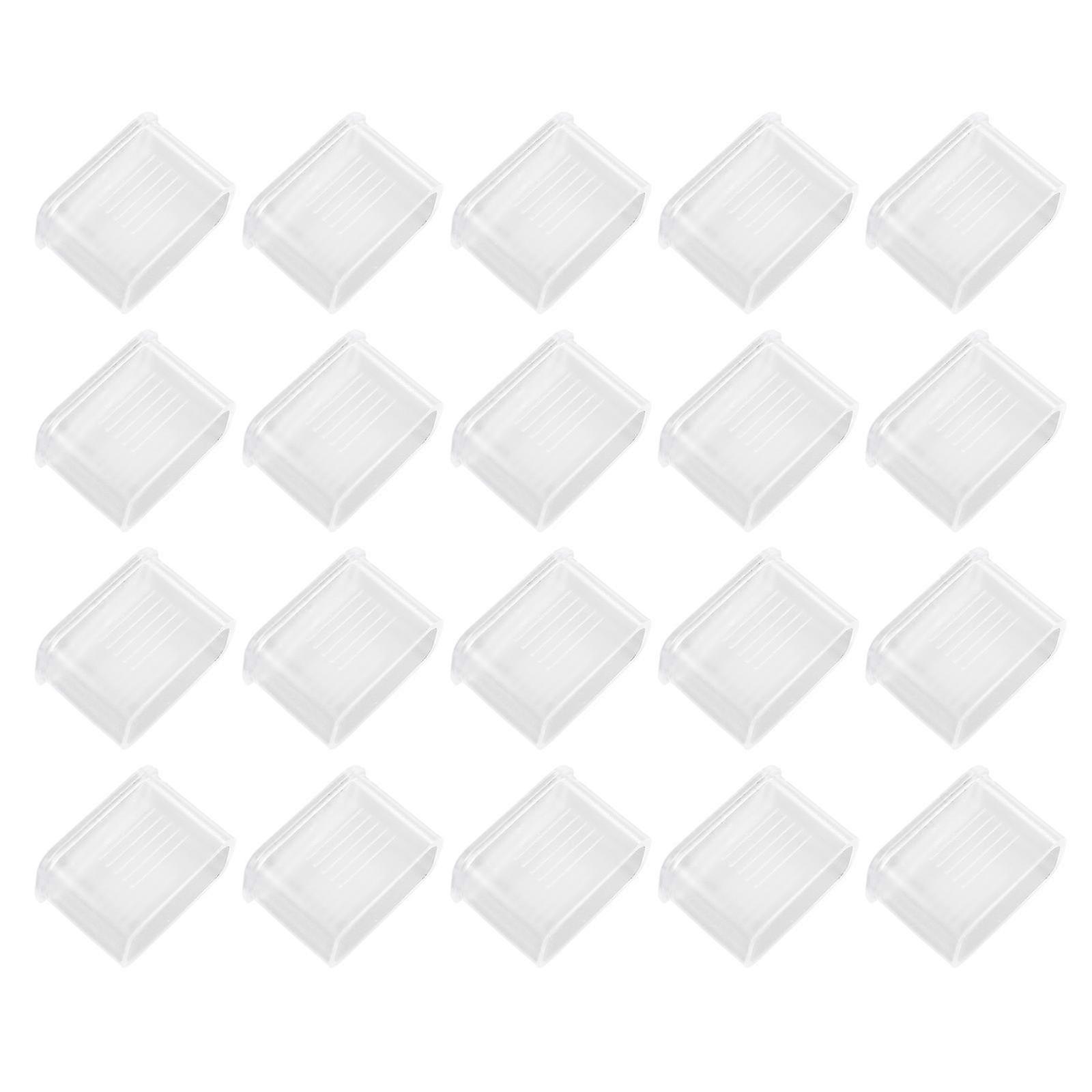 20 Stück Fußball Dinge Plastik Pfeife Abdeckung Pfeife Stück Austauschbare Pfeife Abdeckung Pfeife Hülle Pfeifenhülle Pfeifenschutz