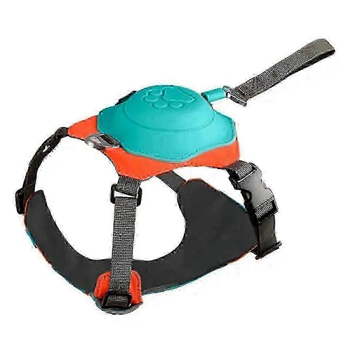 2-in-1 No Pull Dog Harness Compatible Dogs with Retractable Leash - Automatic Anti Burst Impact Function Adjustable Compatible Dog Walking