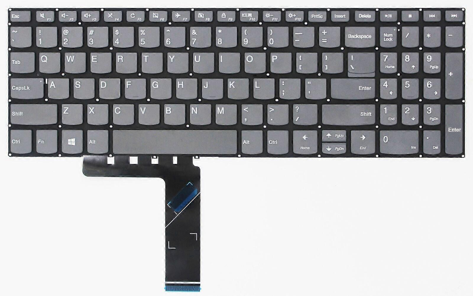 New US Black English Laptop Keyboard (Without palmrest) for compatible with Lenovo ideapad 3-17IIL05 3-17IML05 3-17ITL6