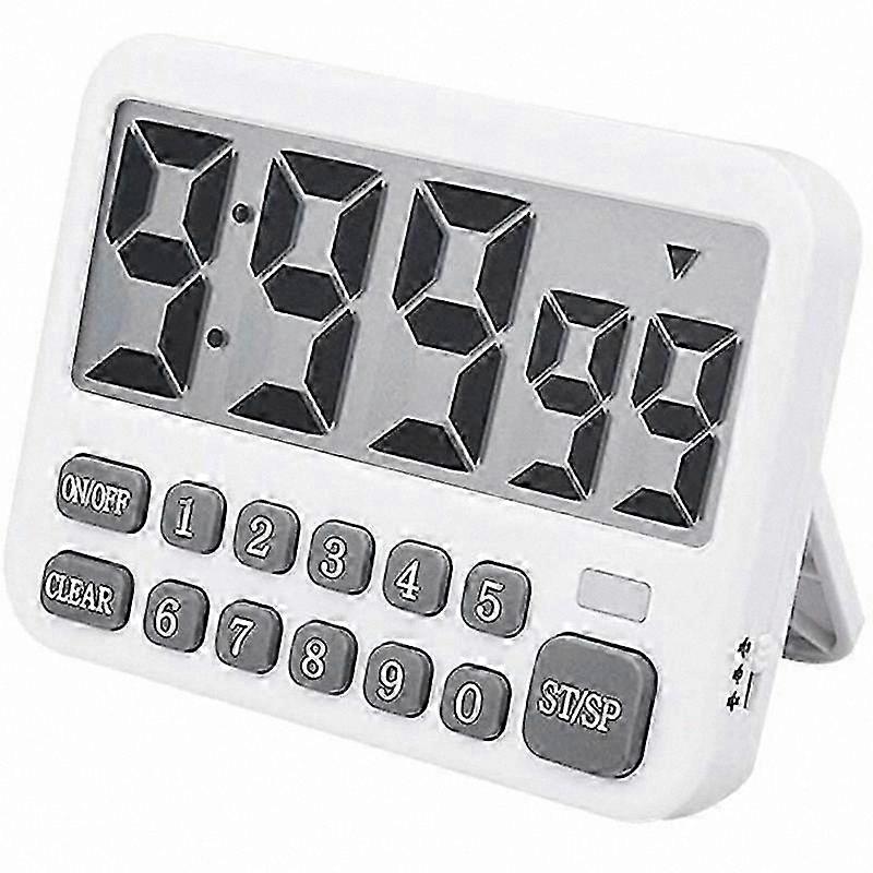 Digital Cooking Timer with Count Up/Down Function, Direct Digit Input for Kitchen Use
