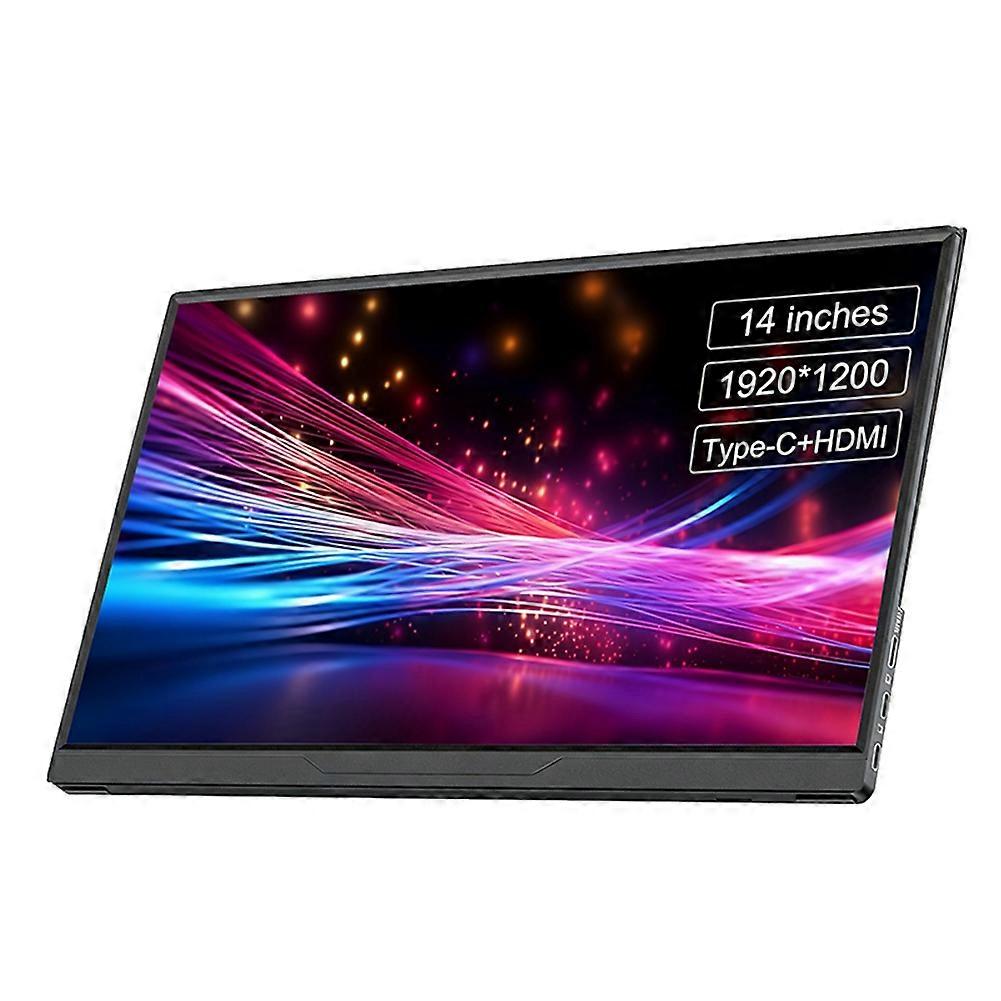 14 Inch Portable Monitor Touch Screen 1900x1200P IPS Second Screen HDMI-Compatible Extended Display for PC Laptop