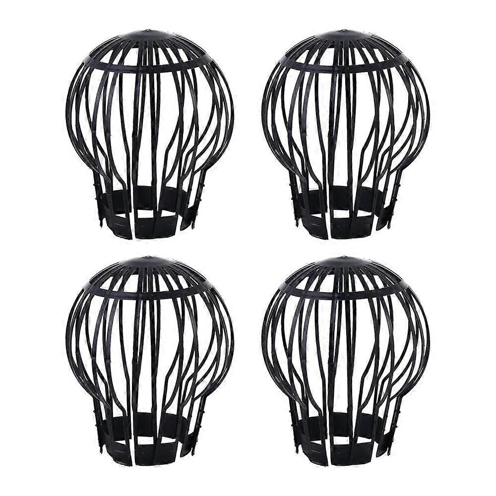 4PCS Gutter Guard Downspout Filter Leaf Debris Protection Easy Install Durable Strainer
