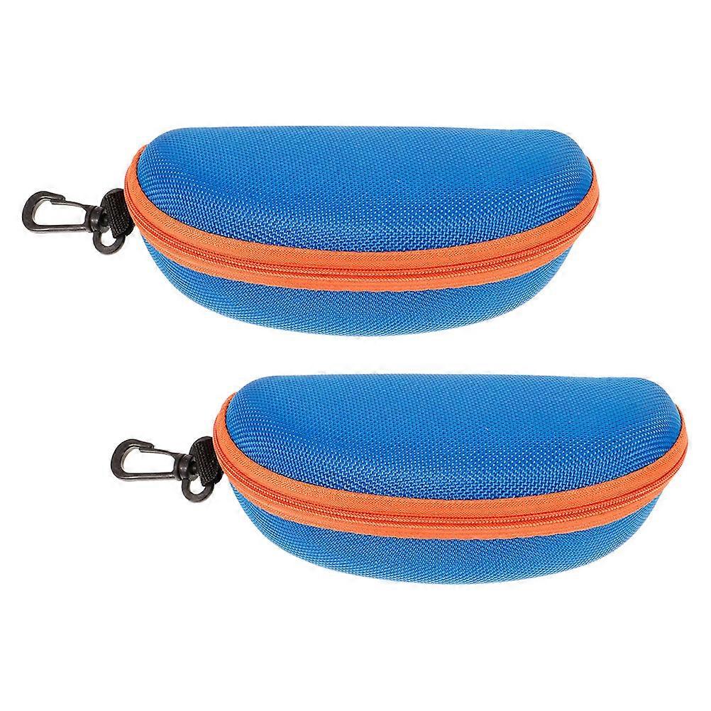 Goggles Protective Case Swim Goggle Storage Case for Sunglasses 2Pcs Multi