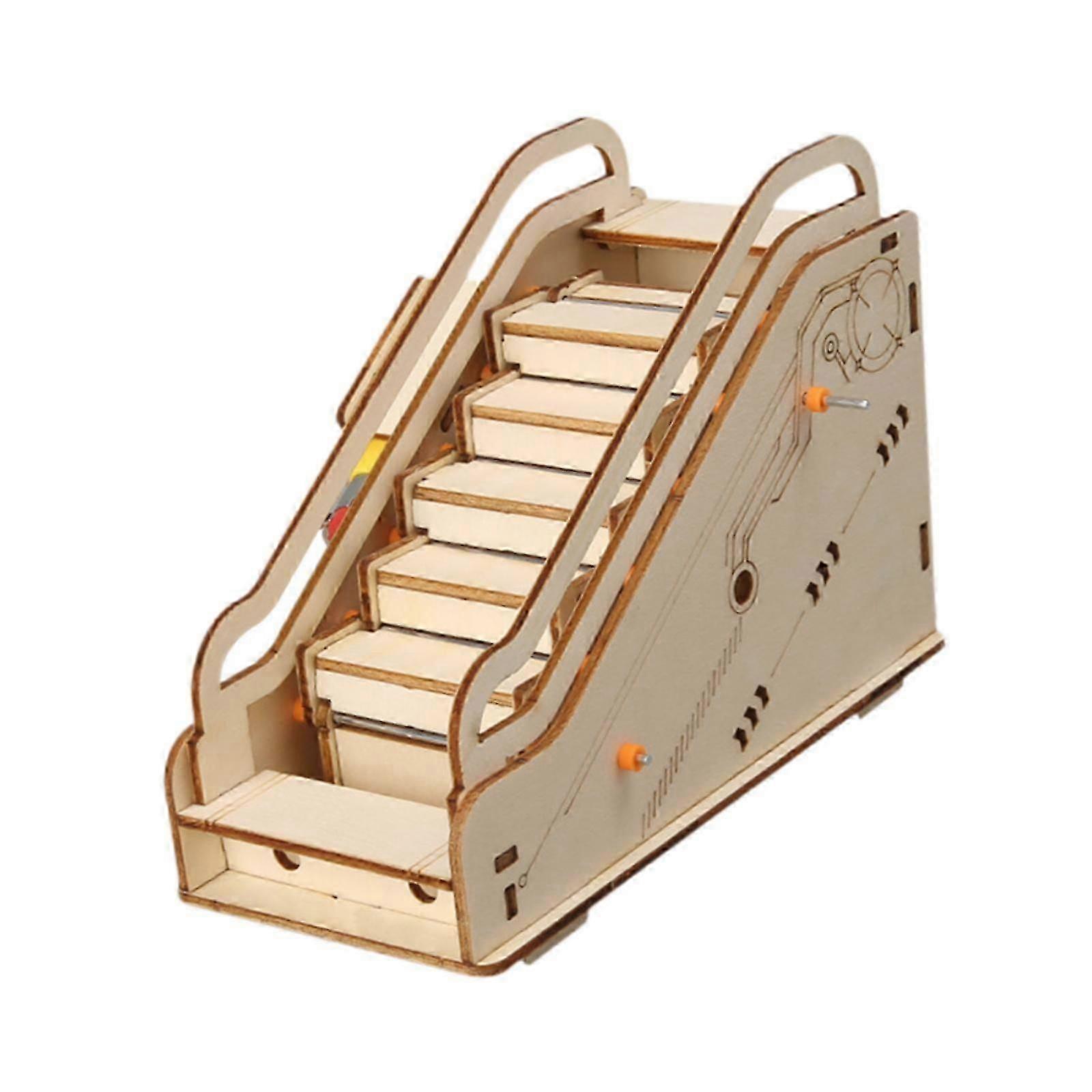 DIY Science Experiment Mini Escalator Model Stem Project for Teens Kids Gift 25-26