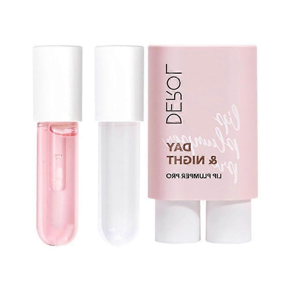 Lip Plumping Gloss Set with Instant Volume Boost and LongLasting Hydration for Day and Night