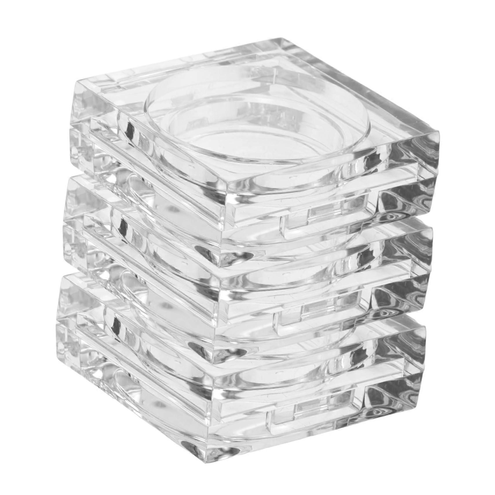 Empty Magnetic Eyeshadow Palette Set with Transparent Lid, Refillable TravelFriendly Makeup Compact