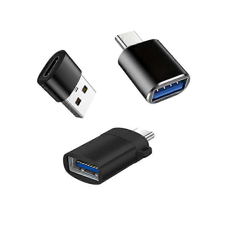 3Pcs USB 3.0 OTG Adapter, Type-c to USB 3.0 OTG Adapter for Android Phone USB Disk Car U Disk Reader