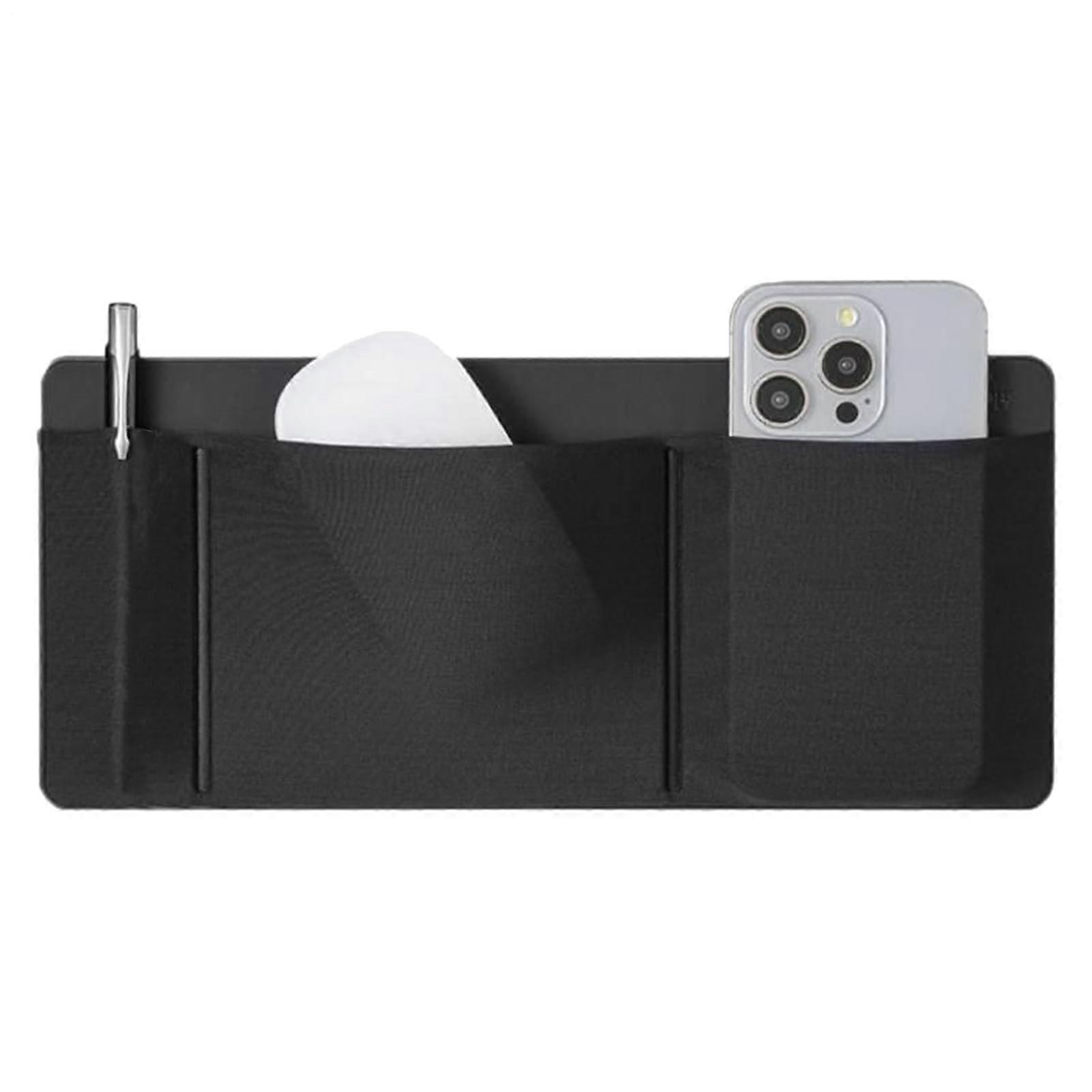 Laptop Mouse Holder with 3Pocket Storage, Secure Adhesive Grip and Elastic AntiSlip Design
