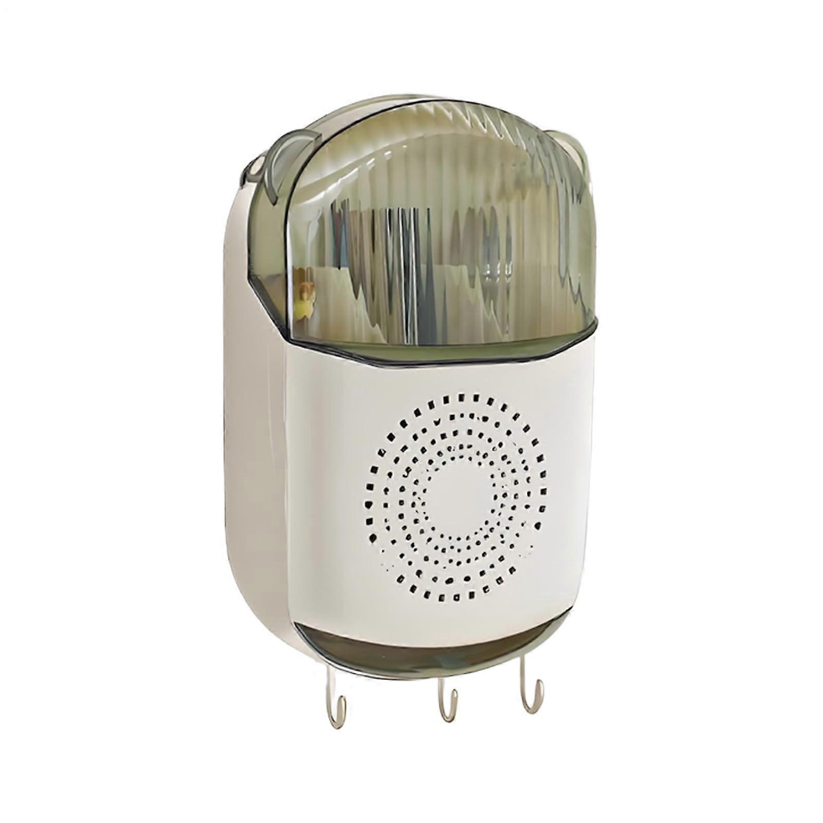 Wall Mounted Utensil Holder with MultiSlot Chopstick Storage Rack, Adhesive SpaceSaving Organizer