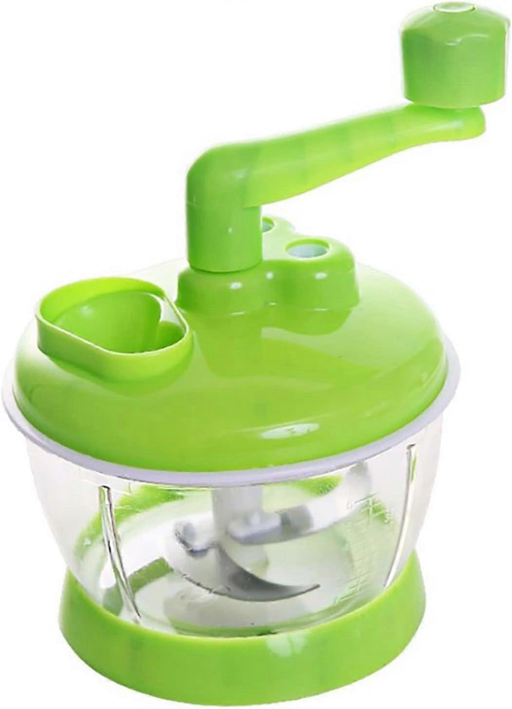 Manual Vegetable Chopper with Stainless Steel Blades, Easy Pull Food Processor for Kitchen and Restaurant