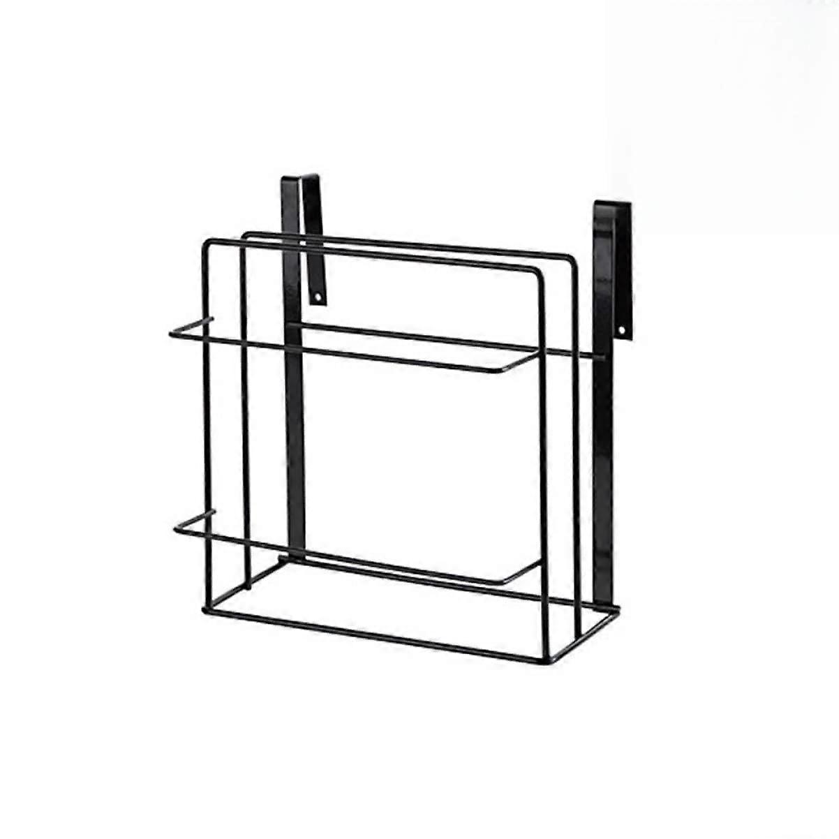 Kitchen Cabinet Organizer Over the Cabinet Door Rack NoDrill Double Layer Storage Holder