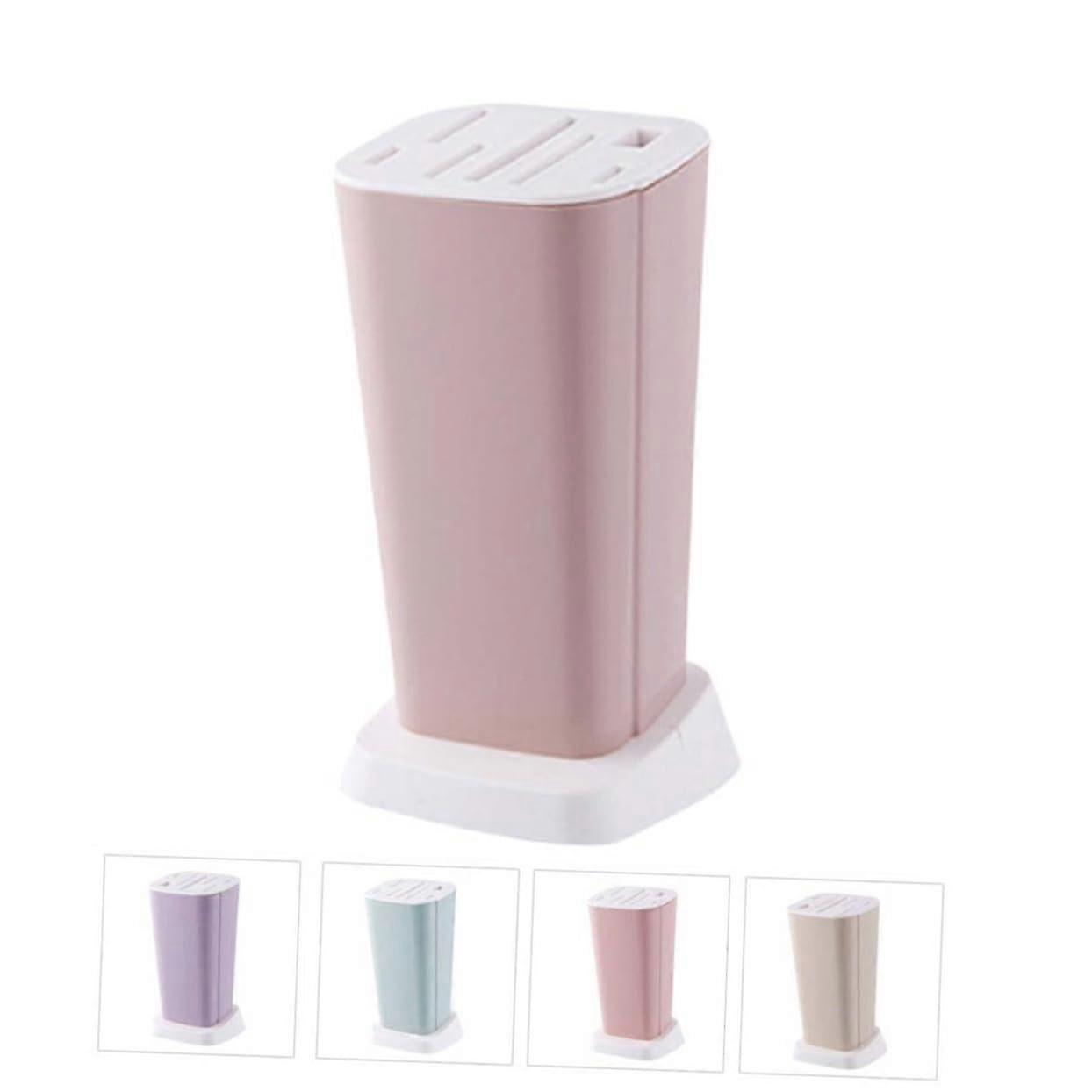 Detachable Kitchen Knife Holder with MultiPartition Design and Easy Drainage Base