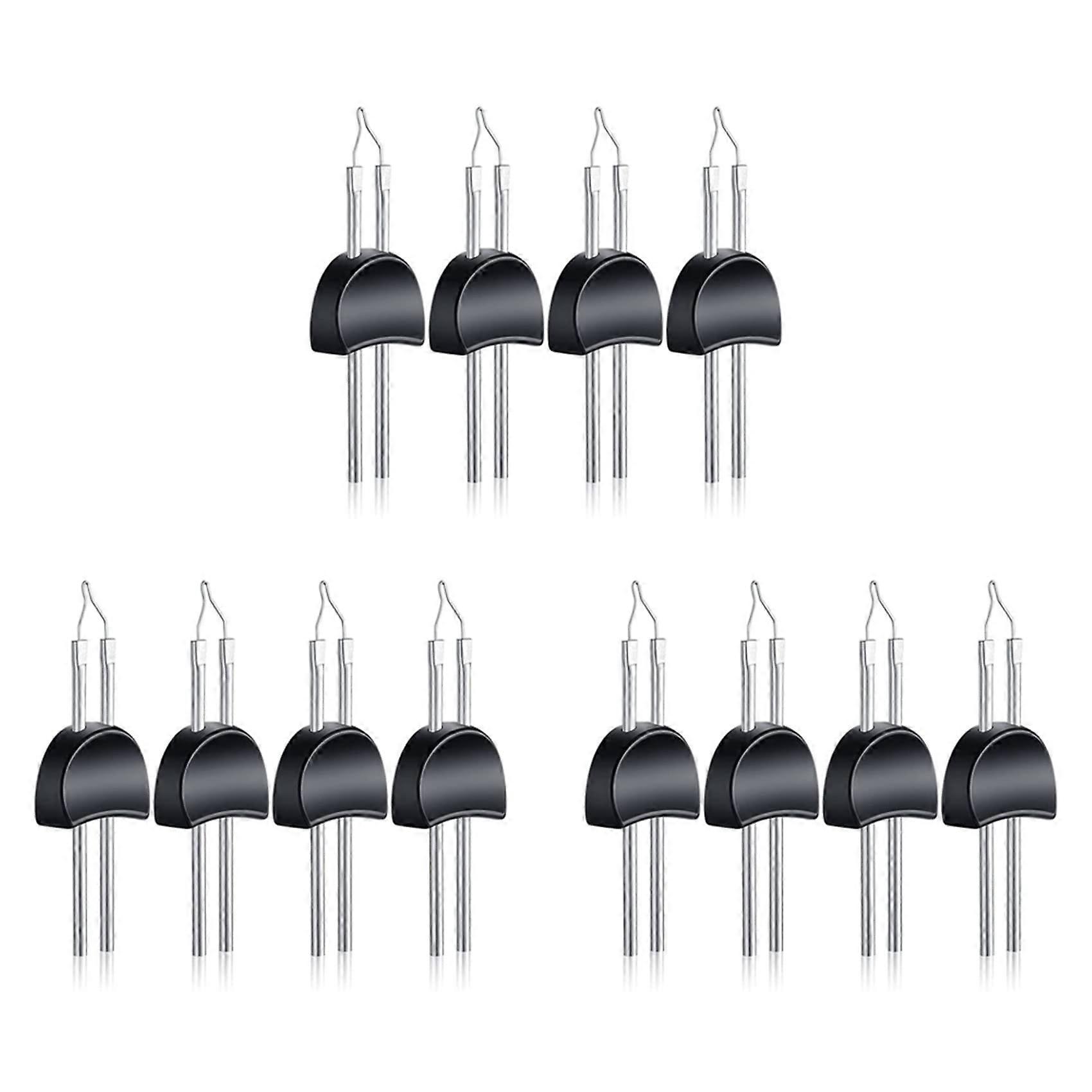 Thread Burner Replacement Tips 12pcs for Beading, Precise Positioning and Quick Tip Change