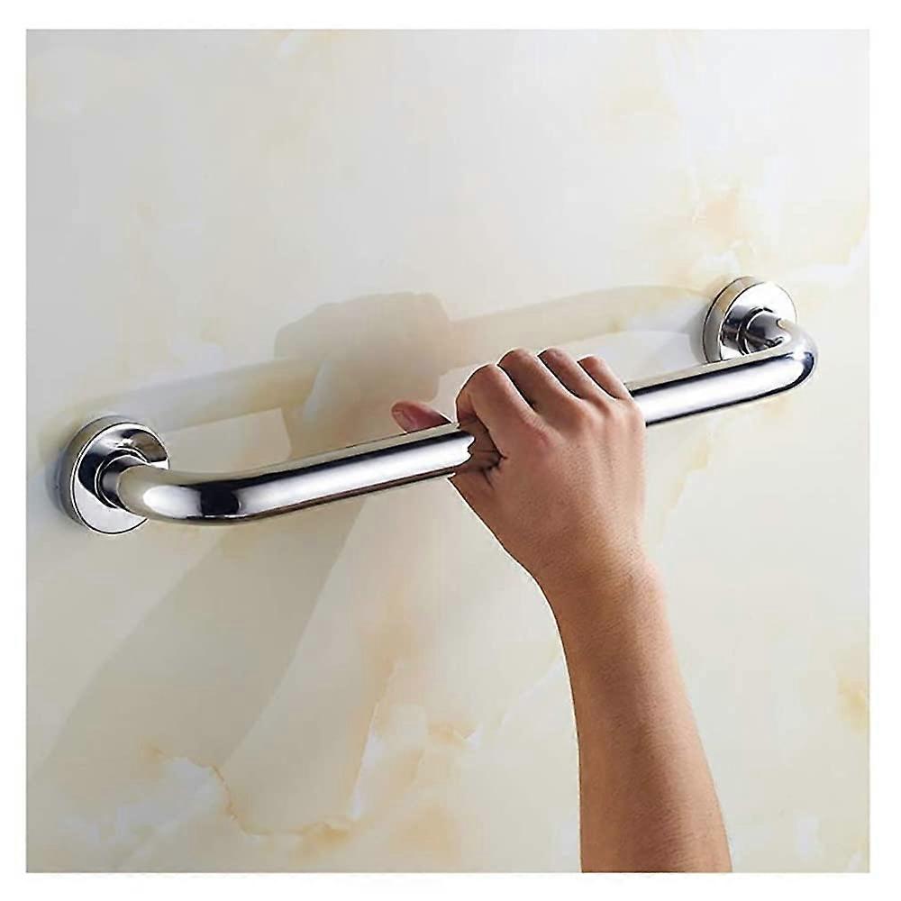 Polished Chrome Bathroom Grab Bar 200Kg Capacity Rustproof Wall Mounted Handrail for Elderly