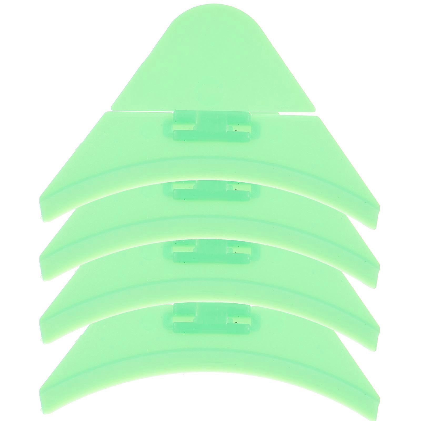 Water Kettle Spout Covers for Insulation Use 4Pcs Plastic Green