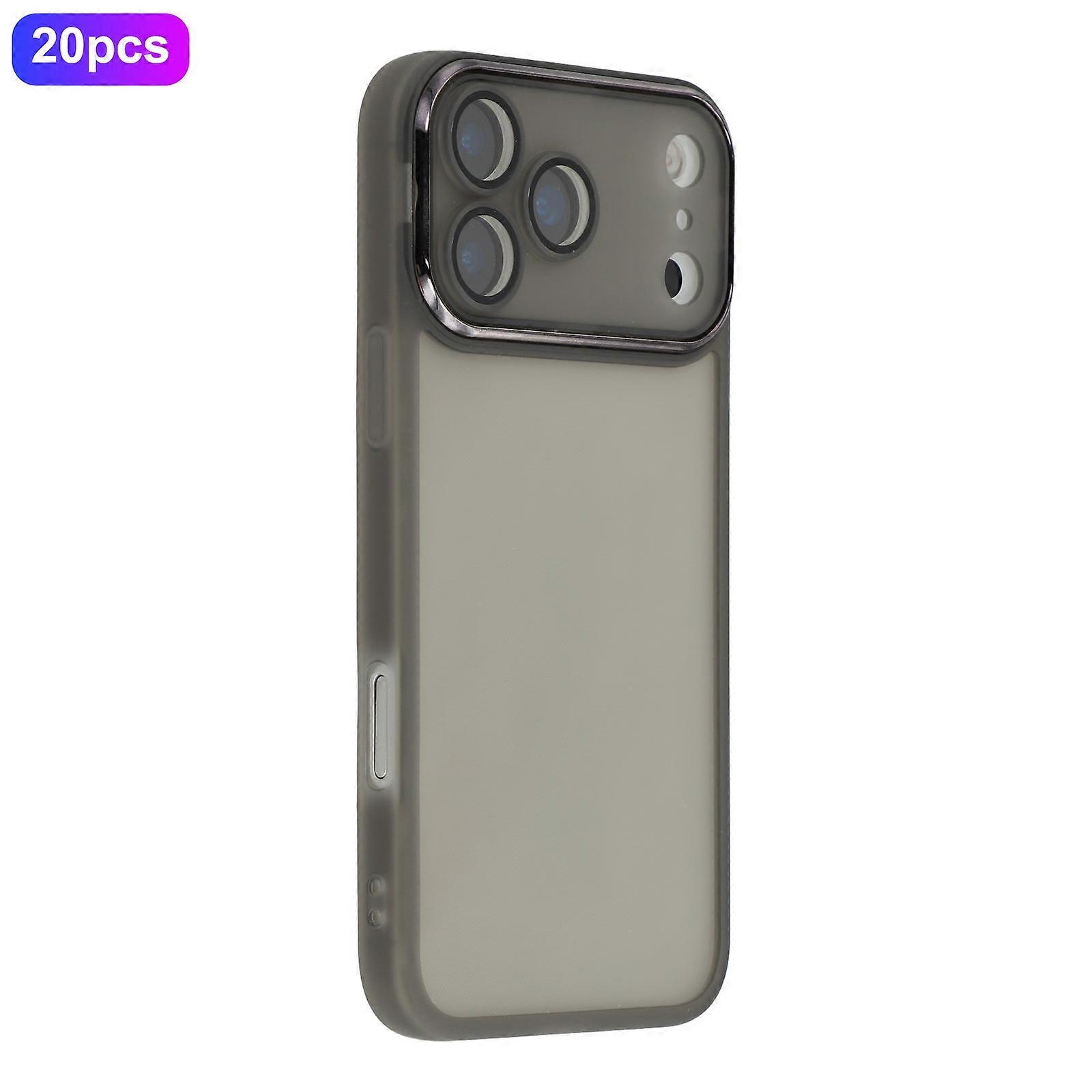 Bulk Buy 20 PCS For iPhone 17 Pro Max Case Electroplated Camera Frame Eagle Eye TPU Precise Cutouts 