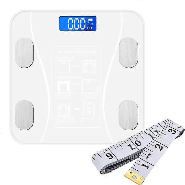 Body Fat Scale Smart Wireless Digital Bathroom Weight Scale USB Charging Body Composition Analyzer Bluetooth Bathroom Scale