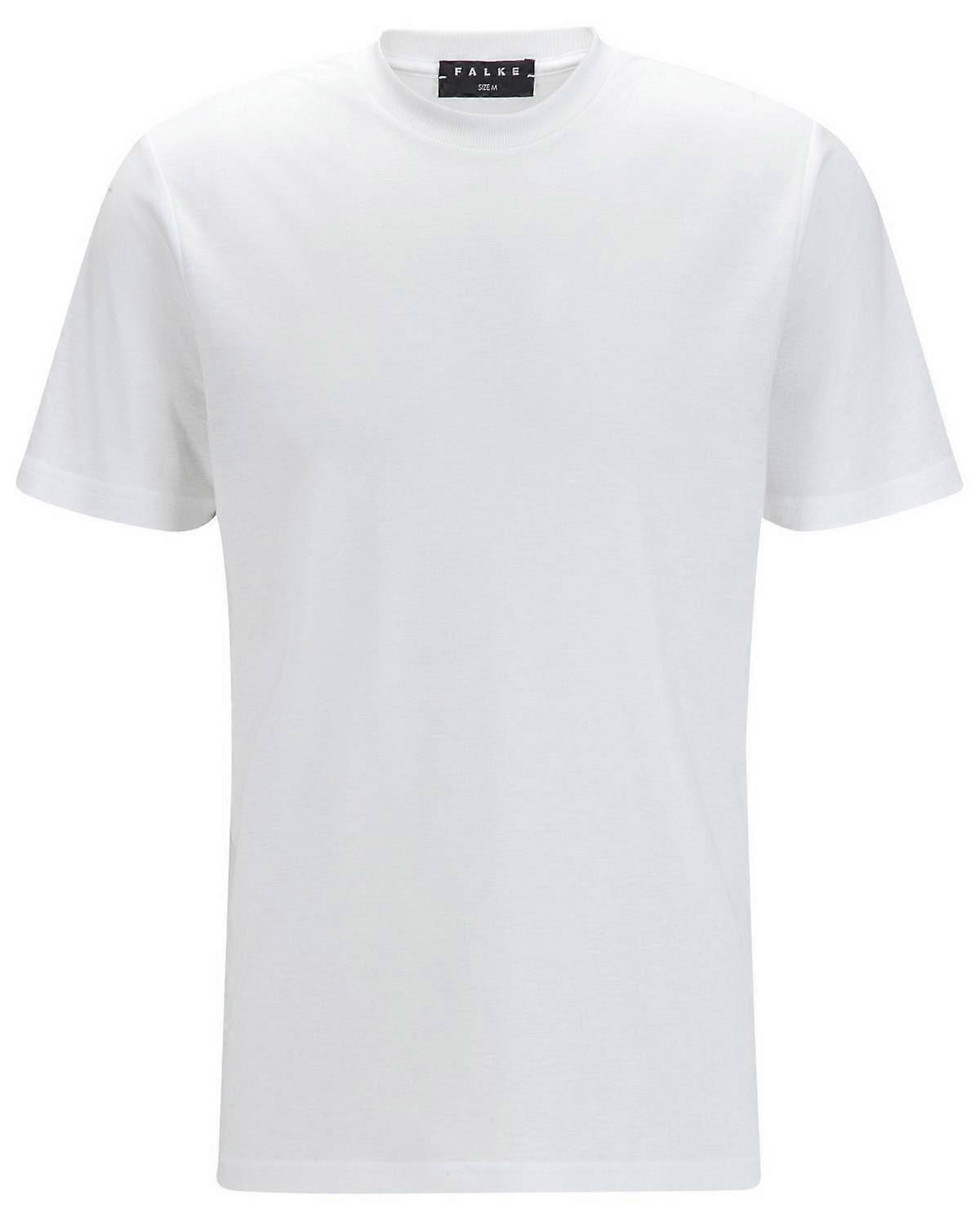 Falke Lyocell Blend Crew Neck T-Shirt - White
