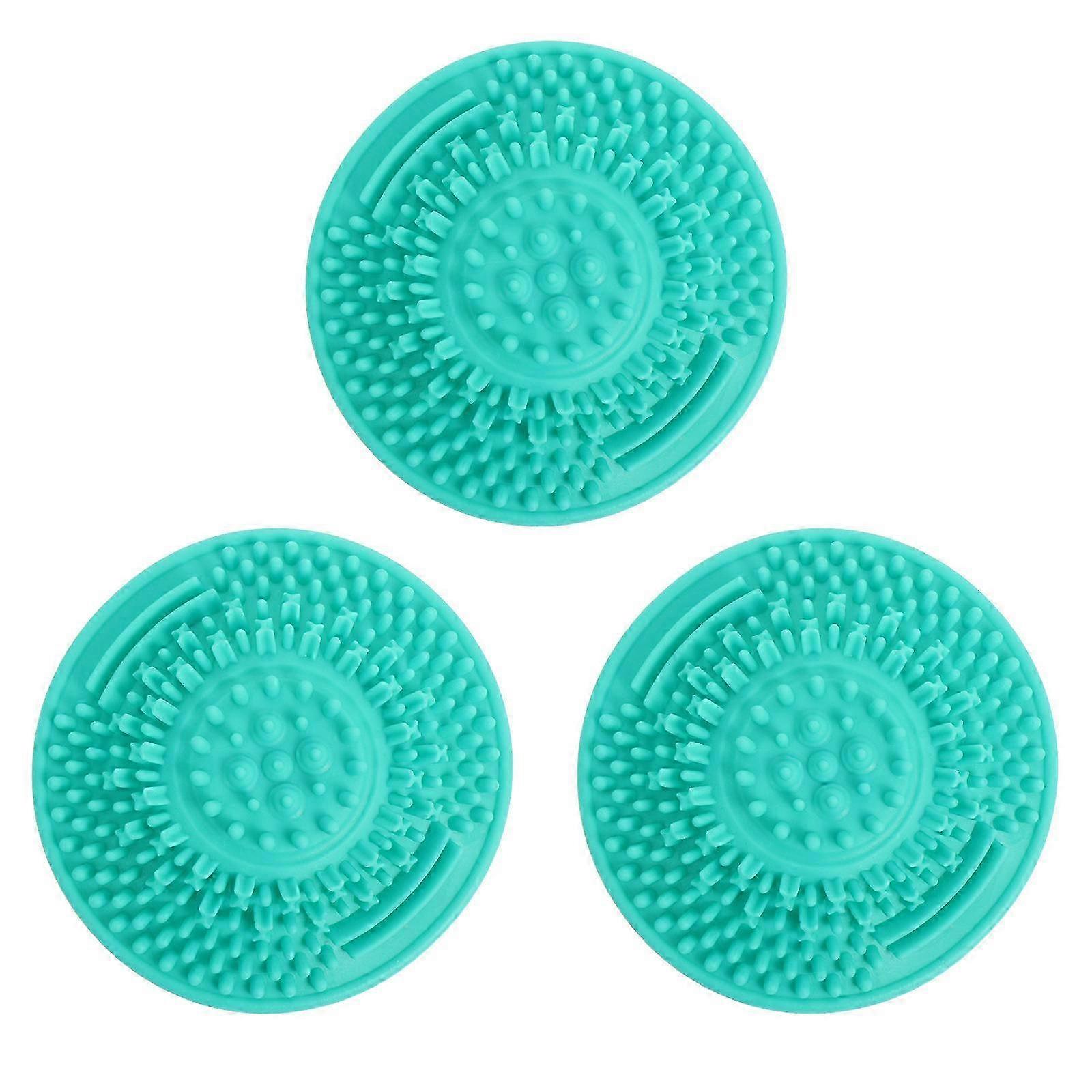 Makeup Brush Cleaner Silicone Cleaning Pad for Home 3Pcs Pack
