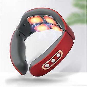 Wireless Electric Massager for Neck and Back with 6 Modes Hot Compress for Head Cervical Spine and Shoulder Pain Relief Portable Smart Device