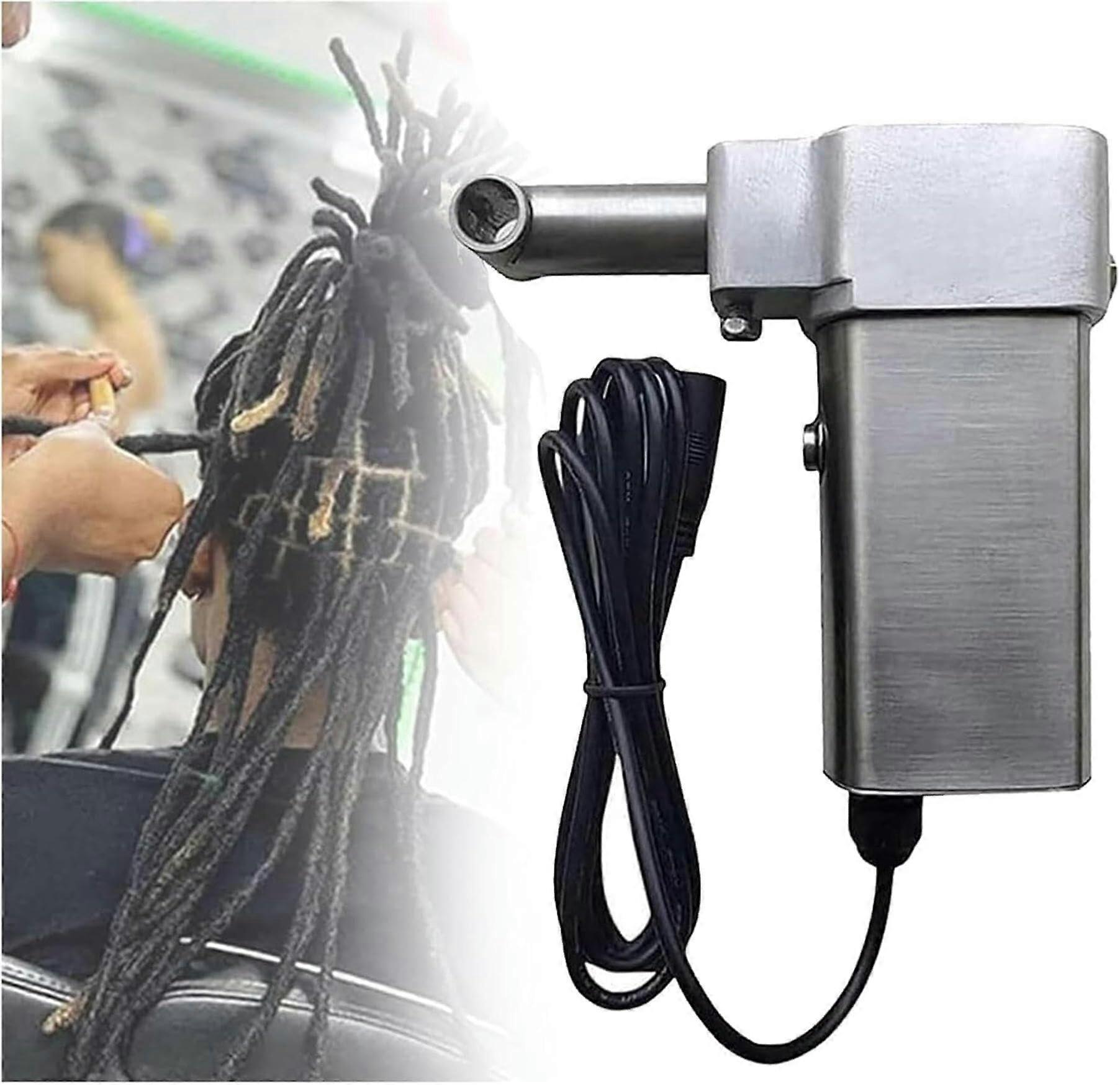Electric Handheld Dreadlock Machine with Automatic ThreeNeedle Action, 12mm US Plug Tool
