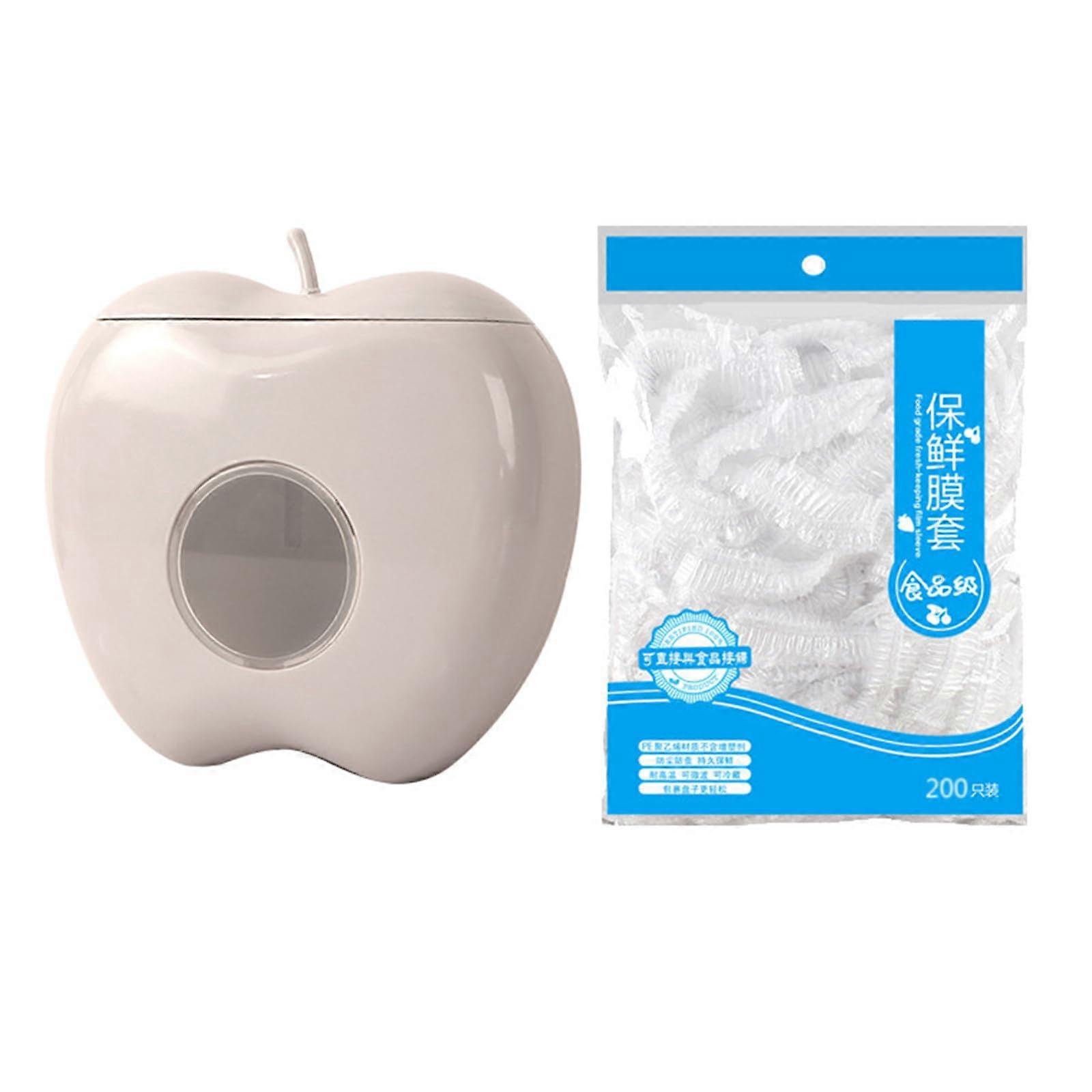 Plastic Wrap Storage Box Wall Mounted Punch Large Opening SpaceSaving Fruit Design