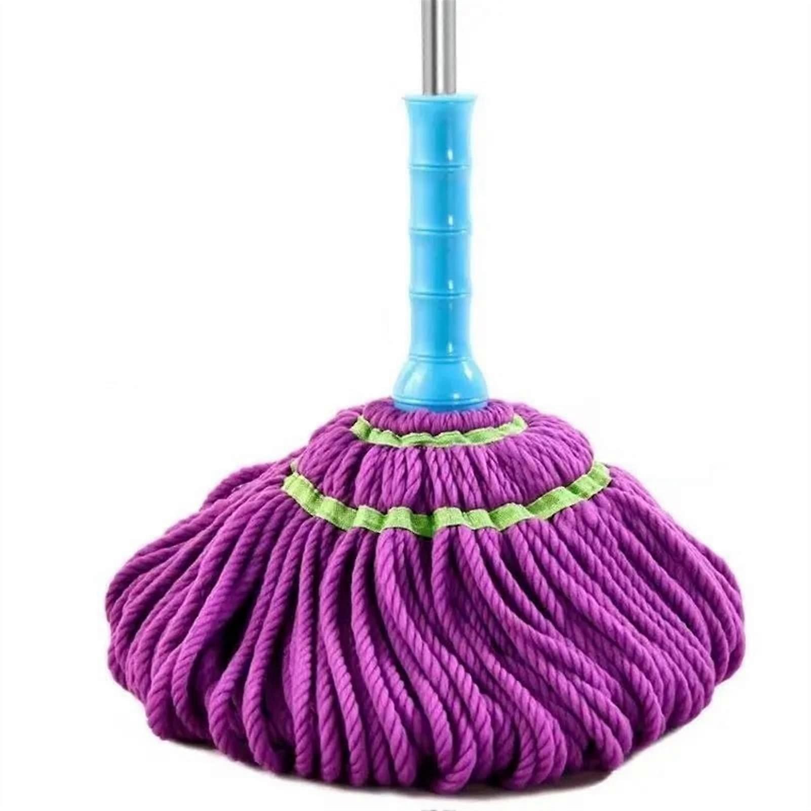 Purple Floor Mop Replacement Pad Single for SelfTwisting Mop with 51.1 Inch Handle