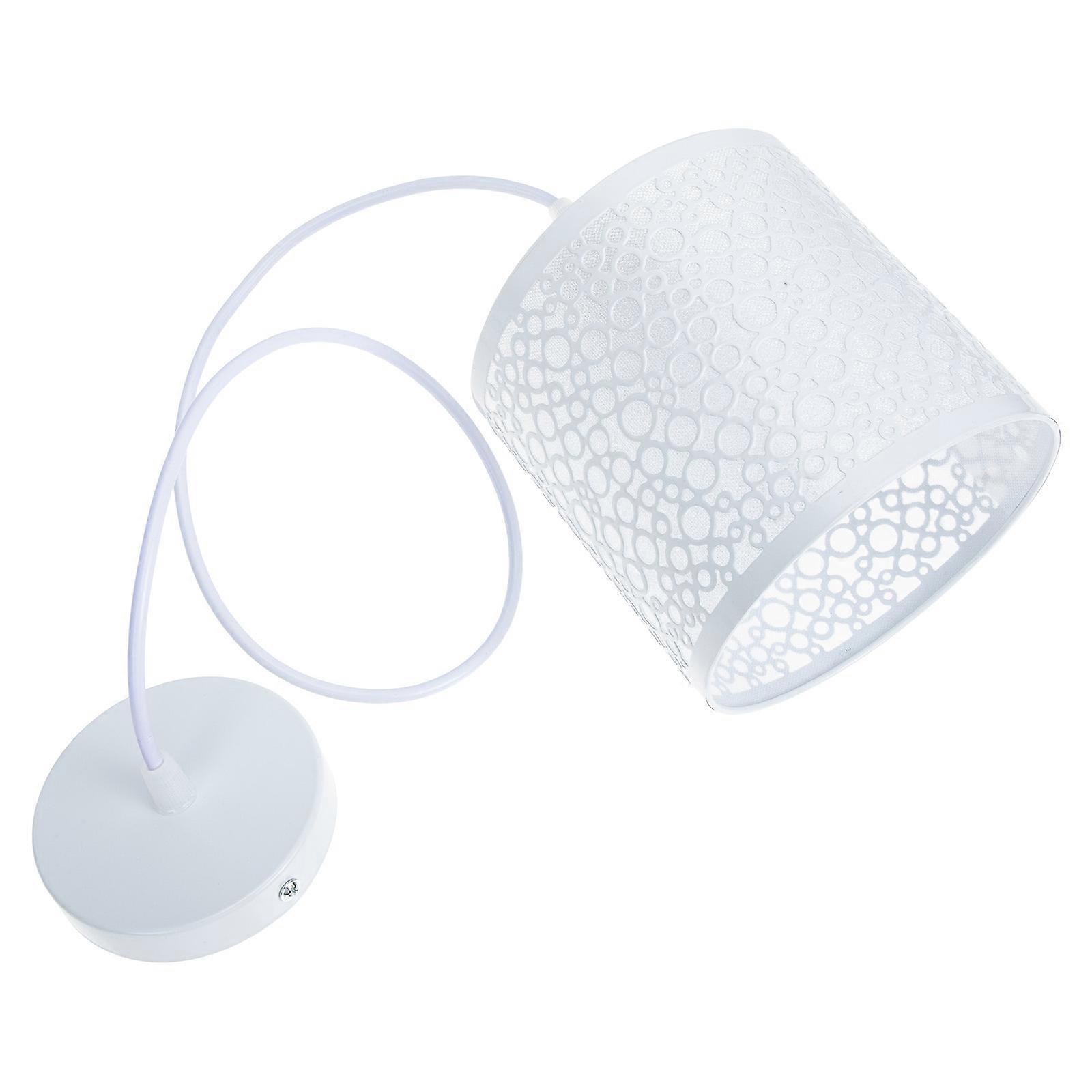 Creative Ceiling Light Simple Hanging Lamp for Home 1 Piece White Iron Plastic