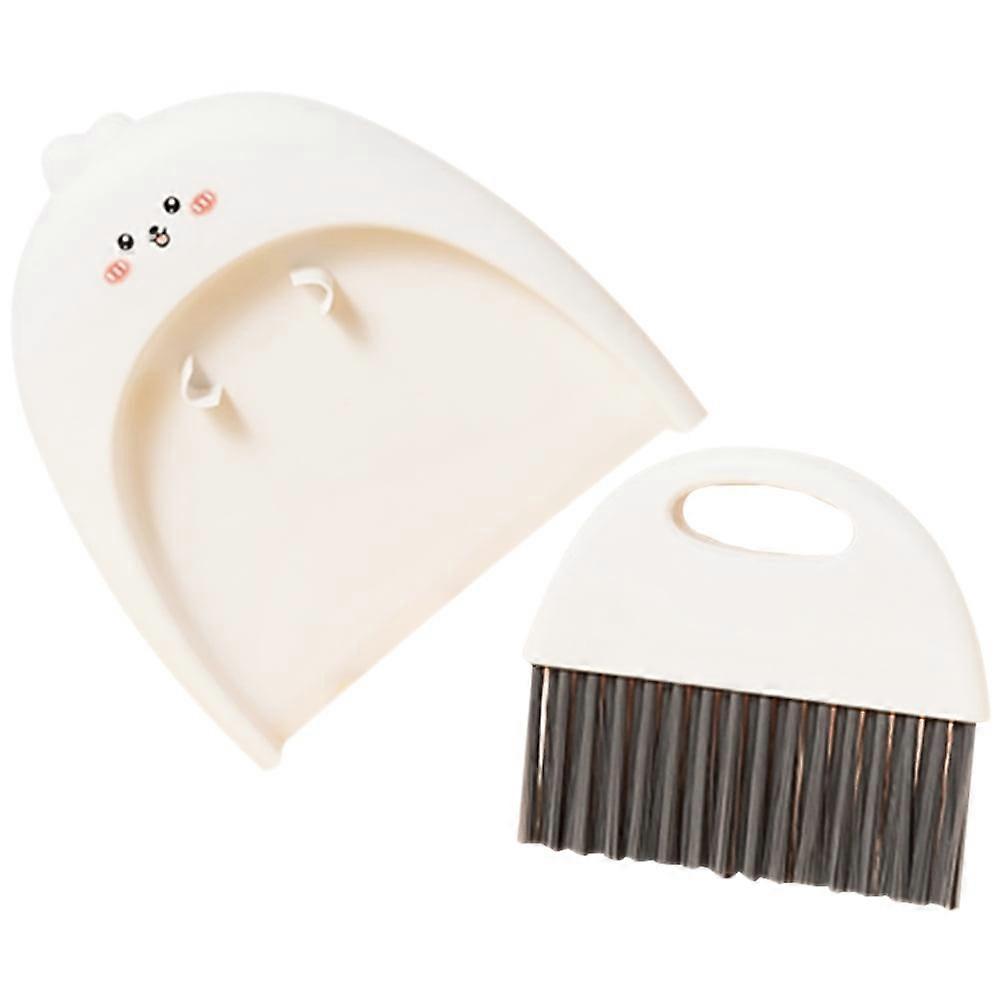 Multi-function Whisk Broom Detail Brush Small Cleaning Mini Sweeper White