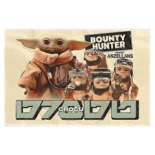 The Mandalorian & Grogu Bounty Hunter Poster