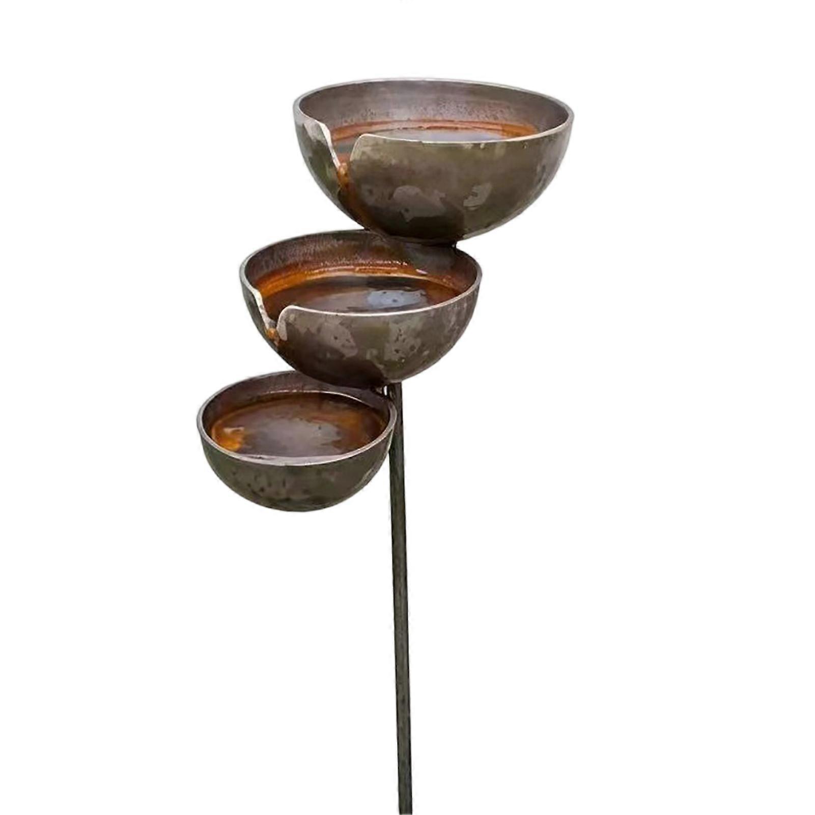 Rustic Bird Feeder And Insect Trough For Backyard