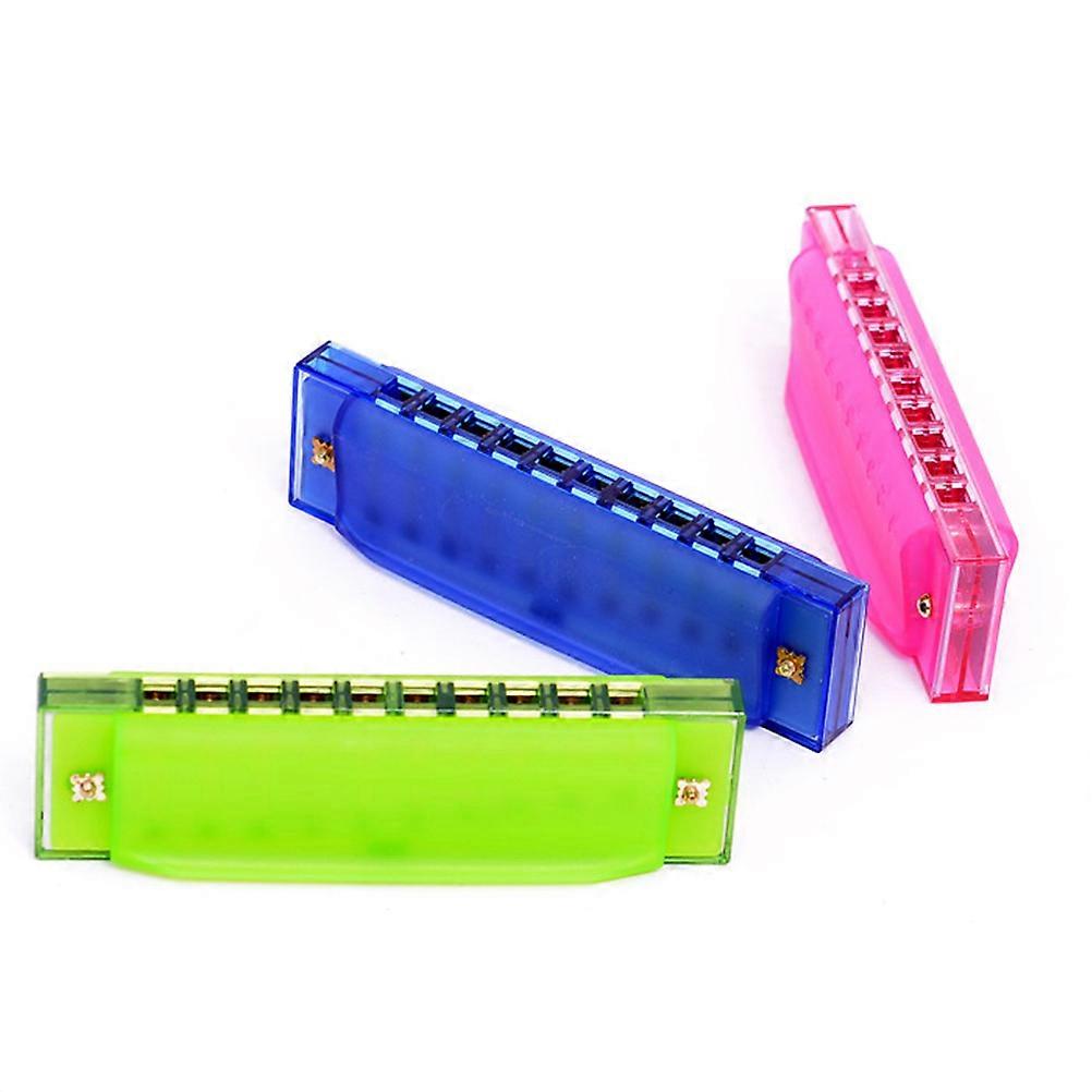 10 Hole Harmonica Plastic Harmonica Instrument for Playing 10 Hole