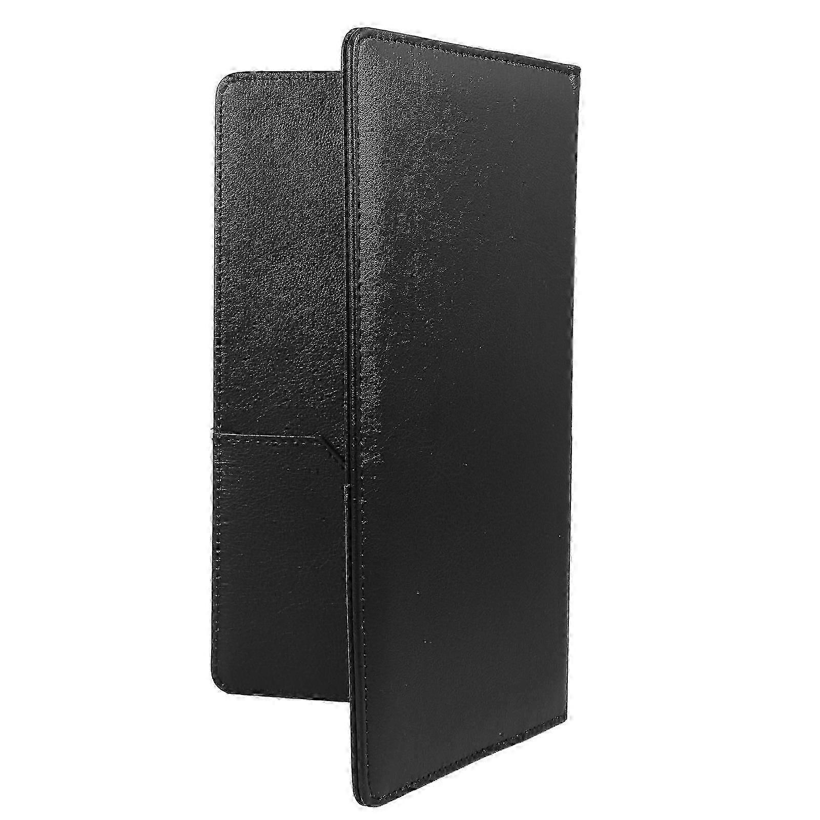 Cafe Menu Folder Display Binder For Dining Service Industry Rectangular Shape Black Color 9.3X5.3X0.4in 1Pack