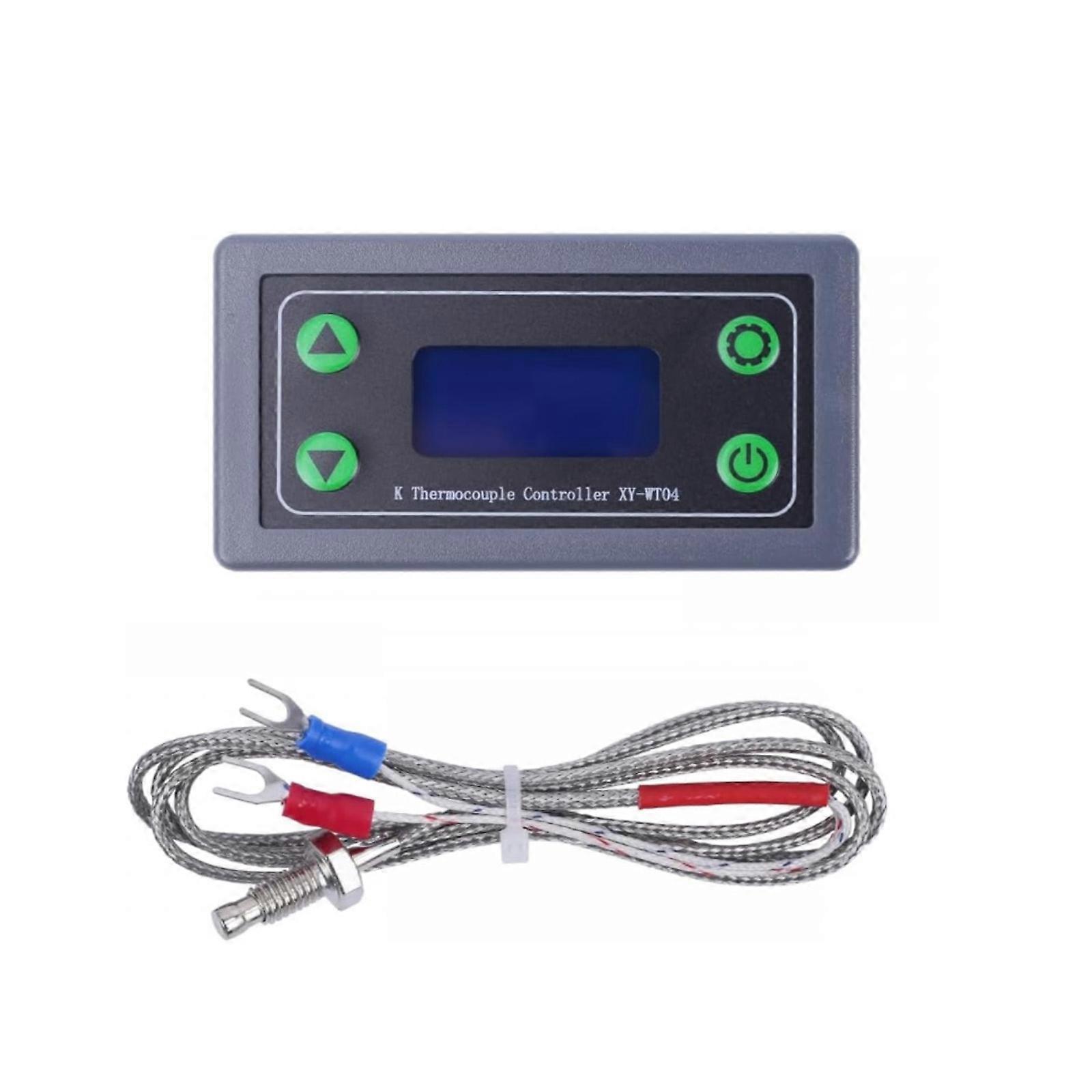 Programmable K Type Temperature Measurement Device Contact Output Accurate Reading Multicolor