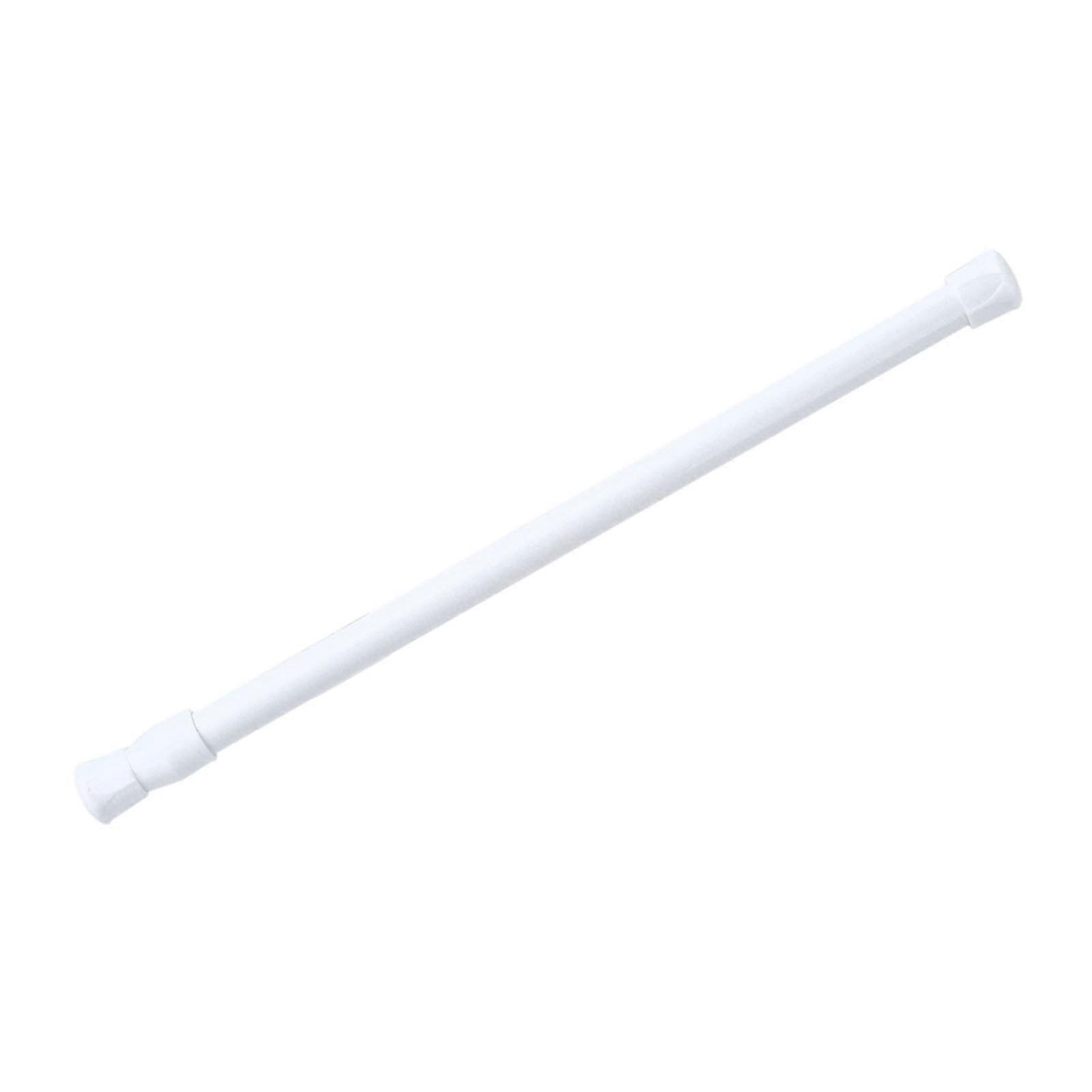 Adjustable 30-50cm Ivory Spring Tension Rod for Shower & Window