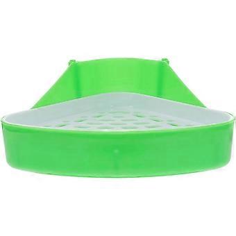 Guinea pig litter box, small animal toilet cage, corner litter box, 2-pack