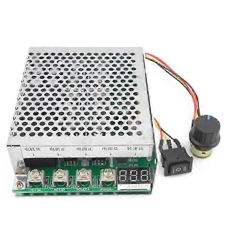 DC 10-55V 100A 3000W Motor Speed Controller Reversible PWM Control compatible withward and Reverse Controller