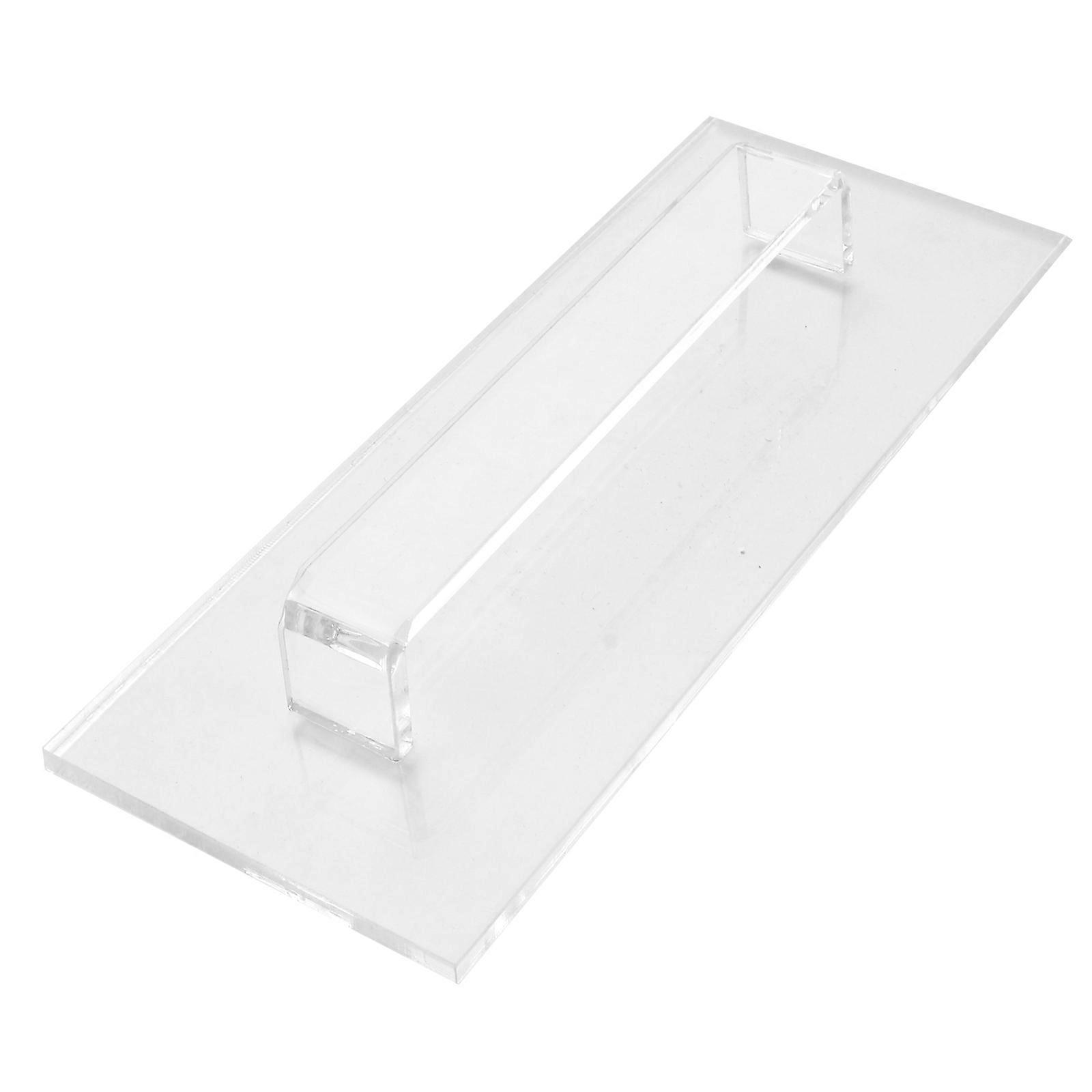 Cake Handheld Acrylic Tool for Baking 2Pcs Transparent Rectangular