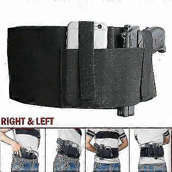 Concealment Classic Sport Belt Stealth Belly Band Holster Concealed Carry Waist Under Shirt Coat1pcs-black