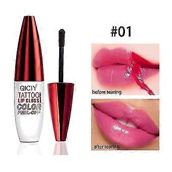 Peel Off Lip Tint Stain, Matte Peel Off Lip Gloss Mancha de Longa Duração Lip Liner Stain Peel Off Lip Tint, Mancha de Delineador de Lábios à Prova d'Água Batom Pigmentado de Alta Pigmentação