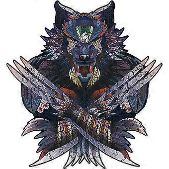 Wooden Puzzles for Adults,Wooden Animals Shaped Puzzles,Unique Shaped Jigsaw Puzzles,Magic Wooden Jigsaw Puzzles, Wood Puzzles Adult, Unique Puzzles (