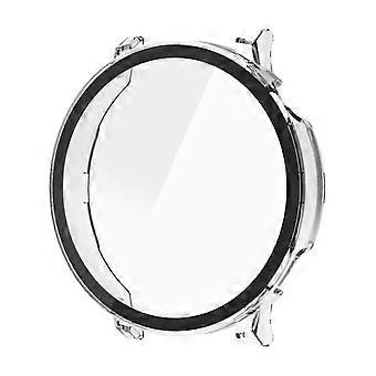 For Huawei Watch GT 5 41mm Plastic PC Case + Tempered Glass Protector Transparent