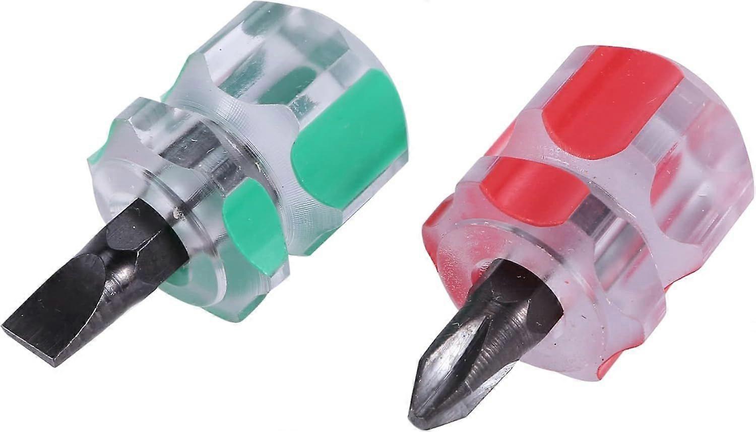 Mini Short Stubby Slotted Screwdriver Set As Shown
