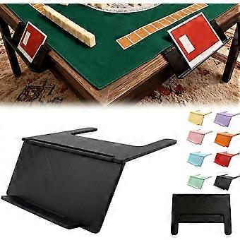 RUIYUE Mahjong Card Holder for Table, Waterproof Under Mat Slide in Stand Angled Viewing Rack Holder for Table-Space-Saving, 3D Printed Table Accessor