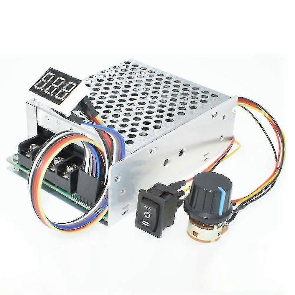 Pwm Dc 12/24/36/48v 40a Brushed Motor Positive Reverse Variable Speed Controller